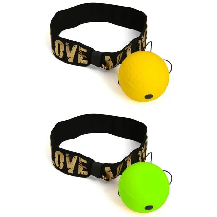 1-4 Sets de Ballons de Vitesse de Boxe à Fixation sur la Tête en PU