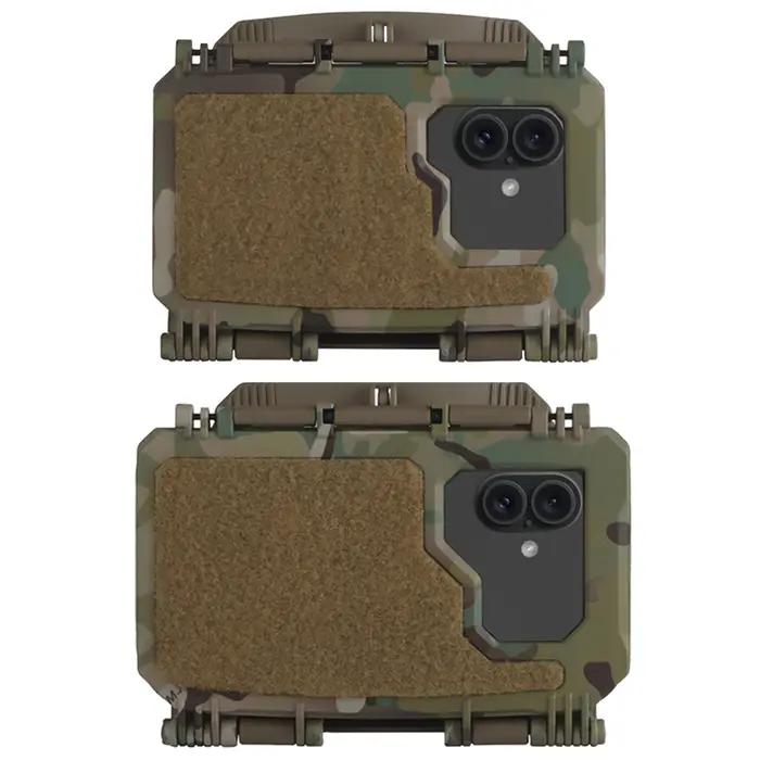 Étui téléphone tactique Molle, support carte et navigation pour gilet pare-balles chasse outdoor