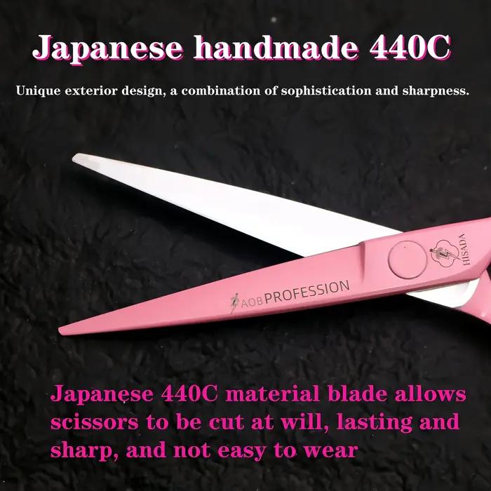 Ciseaux à cheveux HISADA tijeras barbero professionnel ciseaux faits à la main au japon VG10 matérie