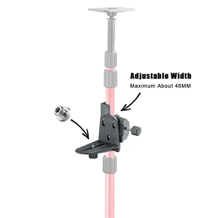 KEZERS – support de niveaux Laser multifonctionnels, pince/support, interface 1/4 ou 5/8 pouces 360