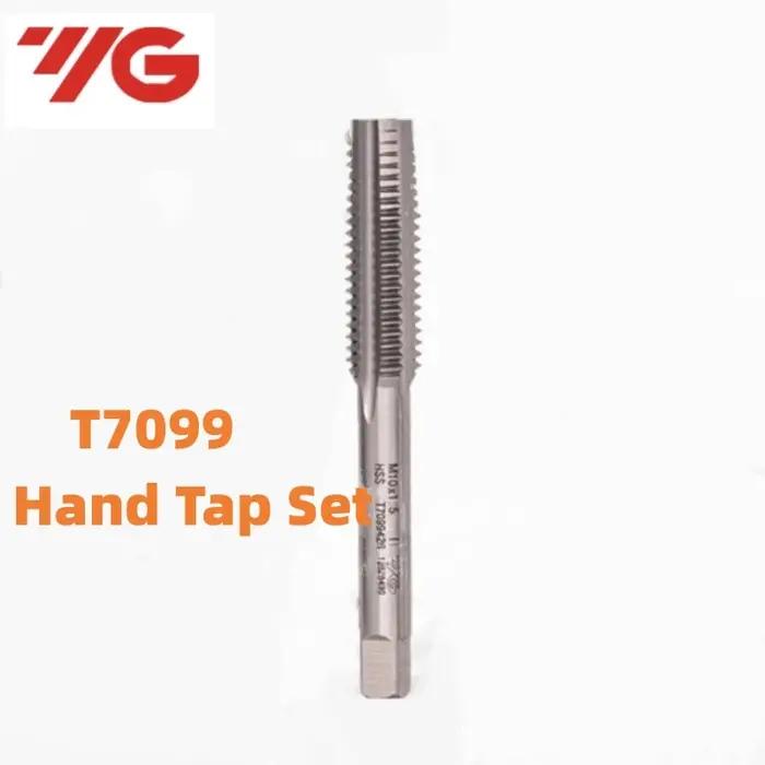 Korea YG HSS Hand Tap Set = 3PCs, Straight T7099, X0.45, 0.5, 0.7, 0.8, 1, 1.25, 1.75, 2, 2.5, 1Set