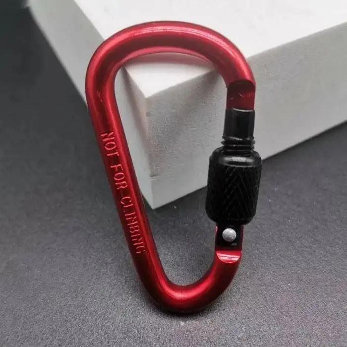 Mousqueton en alliage d'aluminium multicolore