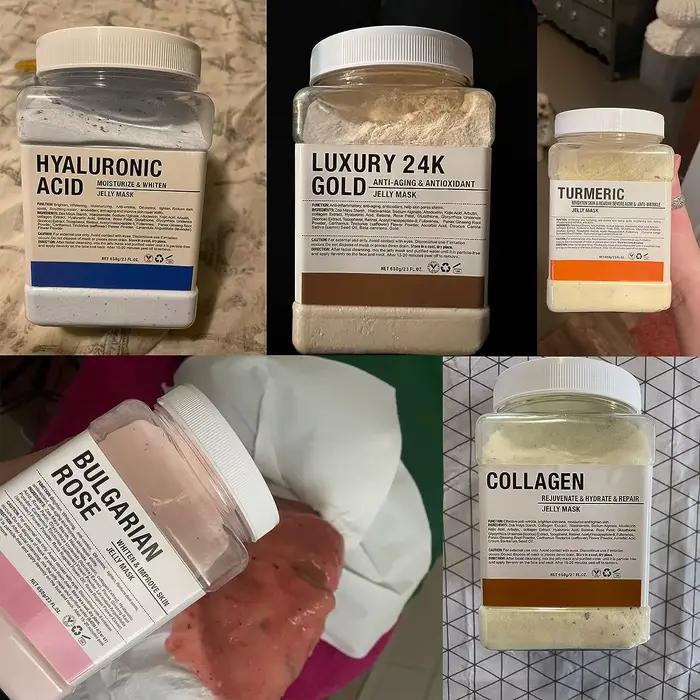 10 pièces gelée masque poudre en gros 650G professionnel masque poudre Salon de beauté utiliser des