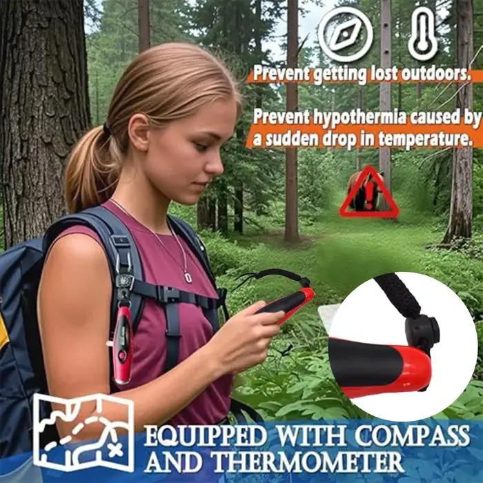 Corne de signalisation électronique portable 125 dB pour la sécurité en randonnée