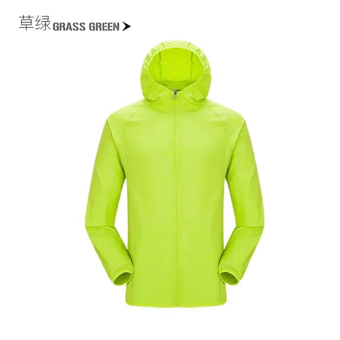 Veste de pluie de camping pour hommes imperméable et vent protégeant vêtement de protection solaire pour voyager en plein air occasions spéciales
