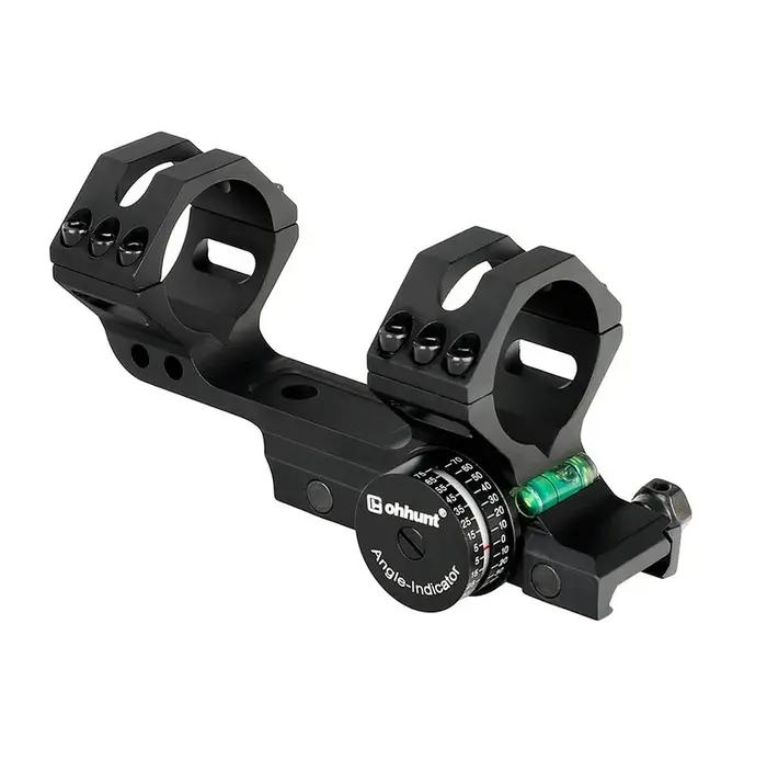 Portée de chasse intégrée 30mm 35mm, anneaux de montage à profil élevé 20mm avec Kit d'indicateur cosmétique d'angle, niveau à bulle
