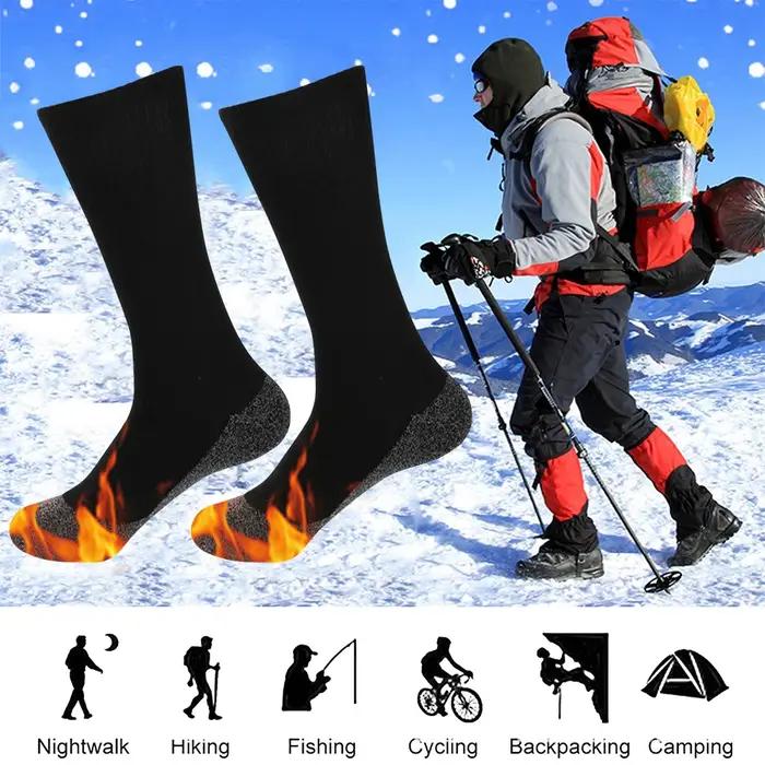 Chaussettes thermiques pour chasse d'hiver - Compression unisexe Randonnée Course 1-3 paires