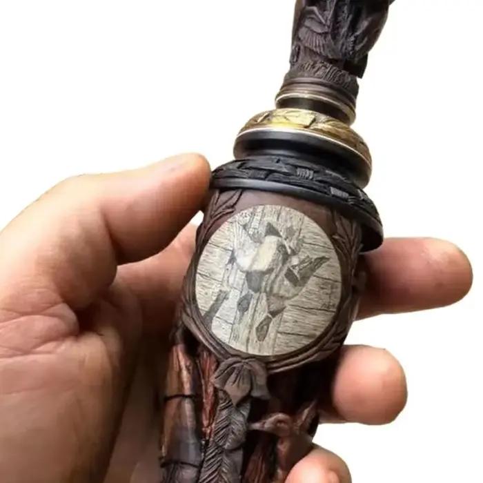 Appeau canard manuel léger 2026 - Son réaliste de colvert - Accessoire chasse cadeau pour chasseur