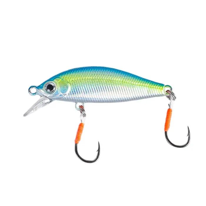 Leurre de pêche à la truite en ruisseau japonais, 50mm, 3.2g, appât artificiel pour méné coulant, po