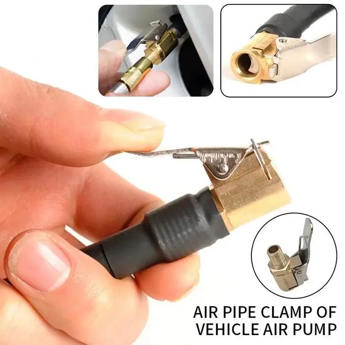 Buse de pompe à pneus pour voiture connecteur rapide brass adaptable à différentes valves pour gonflage rapide occasions d'urgence réparation pneus voiture camping randonnée