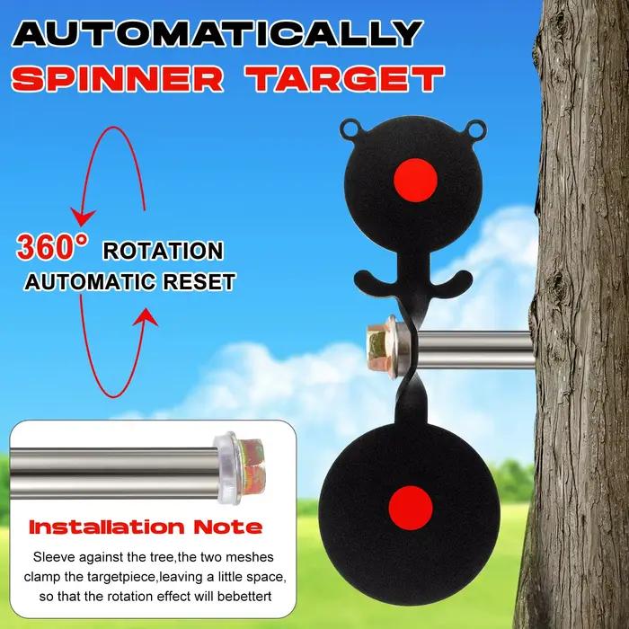 Animaux en métal Ours/Oiseau/Poulet 360 ° Cibles rotatives pour pistolet BB
