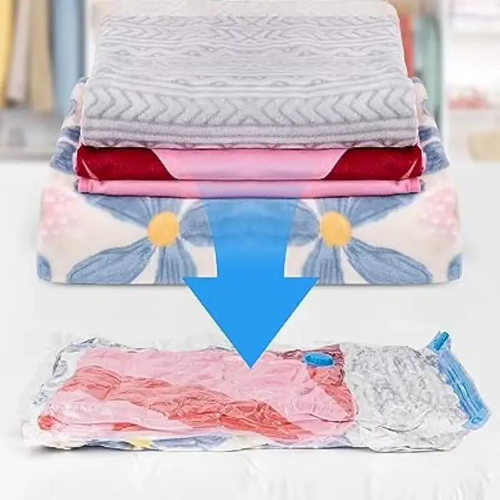 Sac sous vide pompe à air manuelle aspiration extracteur d'air comprimé gain de place vêtements outil de stockage joint sous vide sac de rangement fournitures pour maison bricolage organisation efficace et durable