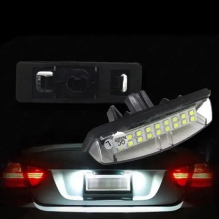 2x pour Lexus IS300 IS200 LS430 GS300 RX330 HS250h Toyo Ta Pri Us Ya Ris Ca Mry LED plaque d'immatriculation lumière lampes blanc