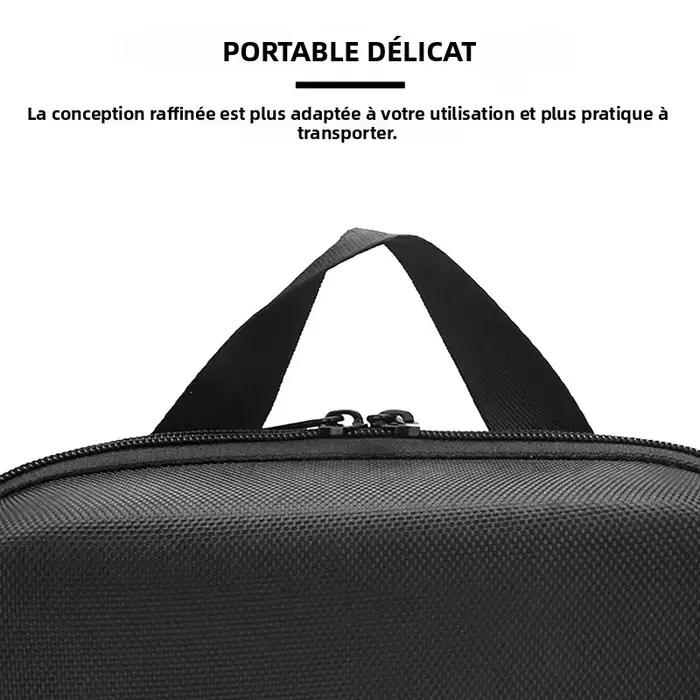 Sac de rangement pour accessoires de coiffure en plastique rose résistant à l'eau pour transport et organisation élégante de ciseaux clips peigne et autres outils de coiffeur