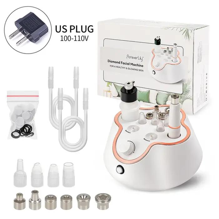 Machine de microdermabrasion en diamant pour une peau douce et éclatante à utiliser chez soi pour tous les types de peau et les différentes zones du corps