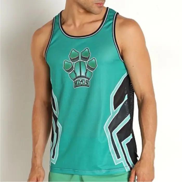 Haut de musculation pour homme tricoté en polyester robuste pour la course à pied, le renforcement musculaire, la boxe et plus