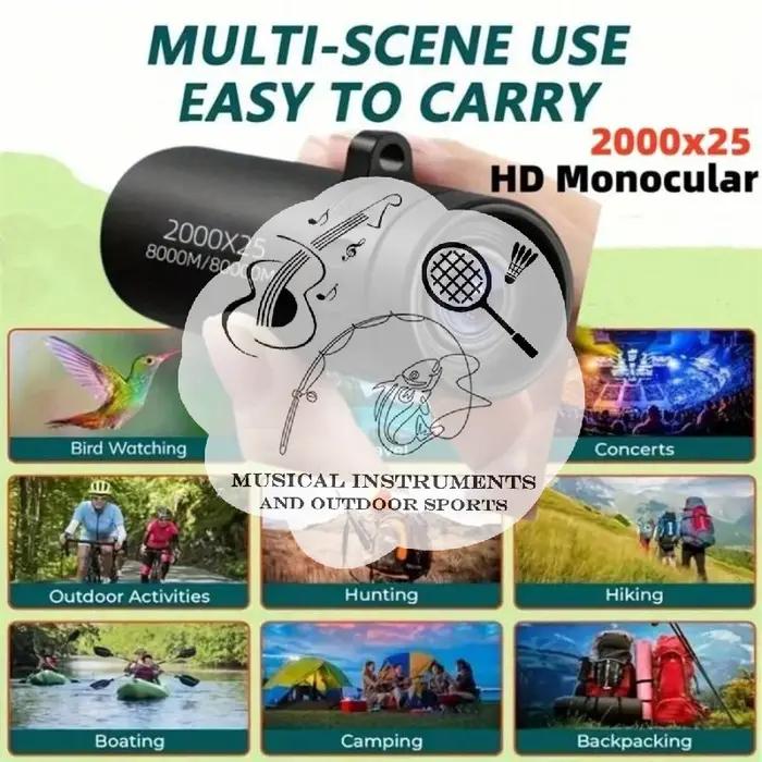 Télescope monoculaire de vision nocturne HD de poche pour la chasse