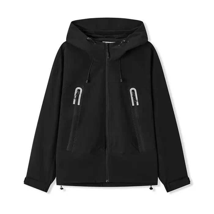 Semir veste hommes Sport de plein air ample à capuche Patchwork maille 2025 automne haut texturé vêtements