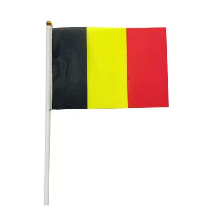 Drapeau européen Pologne Allemagne Espagne France Italie 4K drapeau de Football événement drapeau espagnol français 14*21 cm