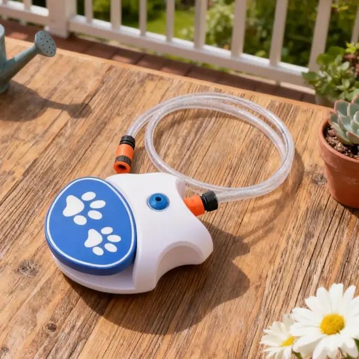 Fontaine à eau pour chien à activation par pédale