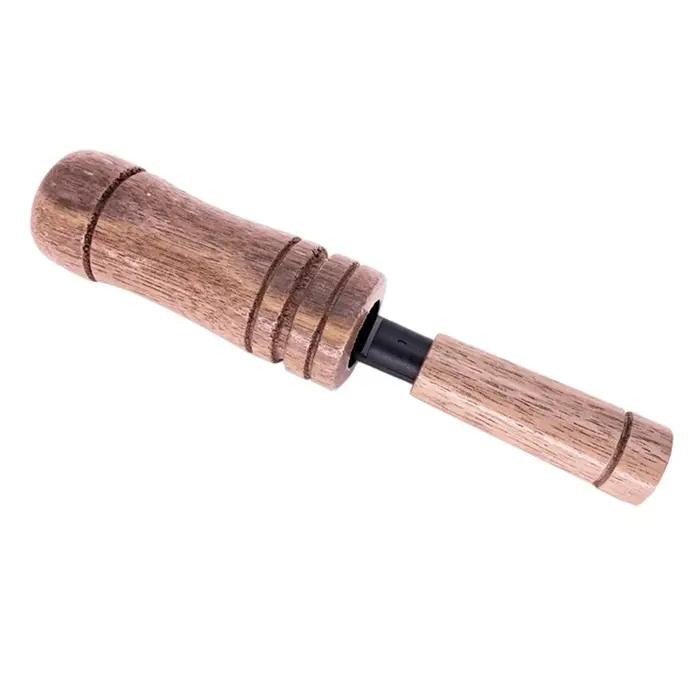 Sifflet de chasse en chêne pour canard colvert et oie, portable pour voyages avec leurres