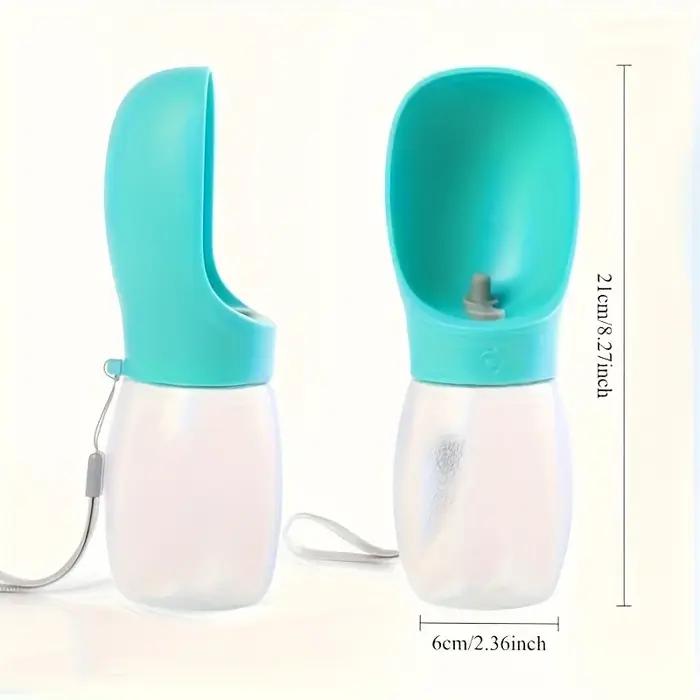Bouteille d'eau portable pour chiens lors de leurs sorties ; Contenant