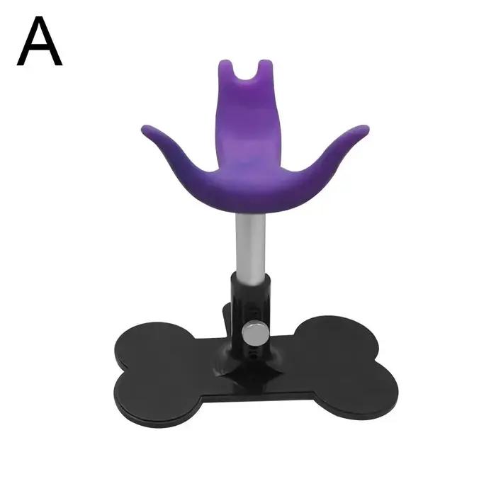Tabouret de toilettage auxiliaire pour chien, support debout, ABS, silicone, doux, sûr, inoffensif,