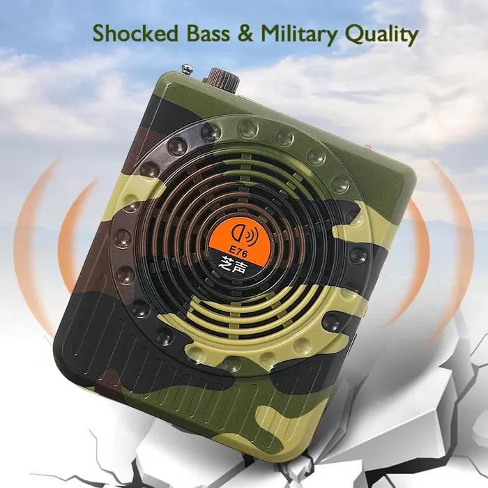 Amplificateur son chasse E76 Remote - Haut-parleur appelant professionnel compact pour décoys électroniques