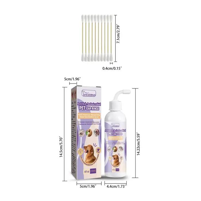 Nettoyant d'oreille pour chat et chien