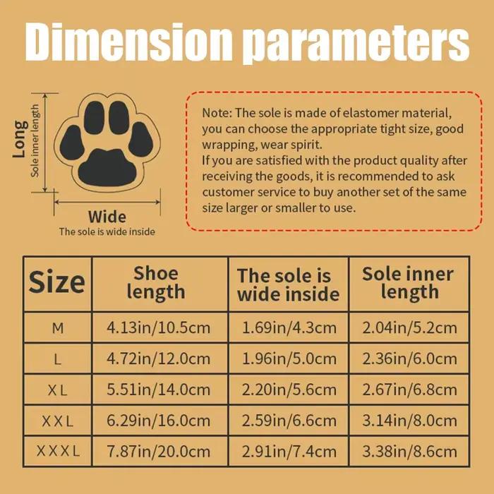 Chaussures pour chiens en coton doux protection des pattes bottes de neige antigel hiver Labrador Border Collie
