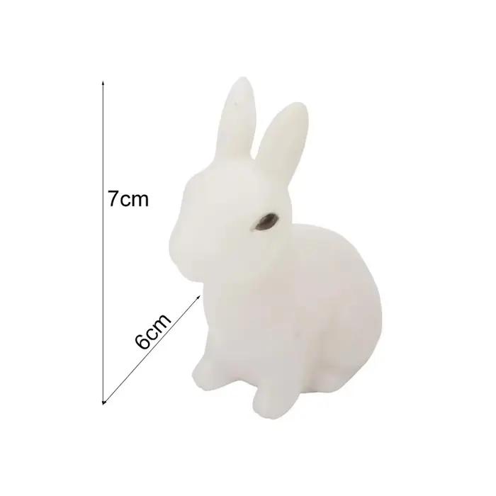 Veilleuses lapin colorées pour enfants, cadeaux pour bébés, lampe lapin Animal mignon de dessin anim