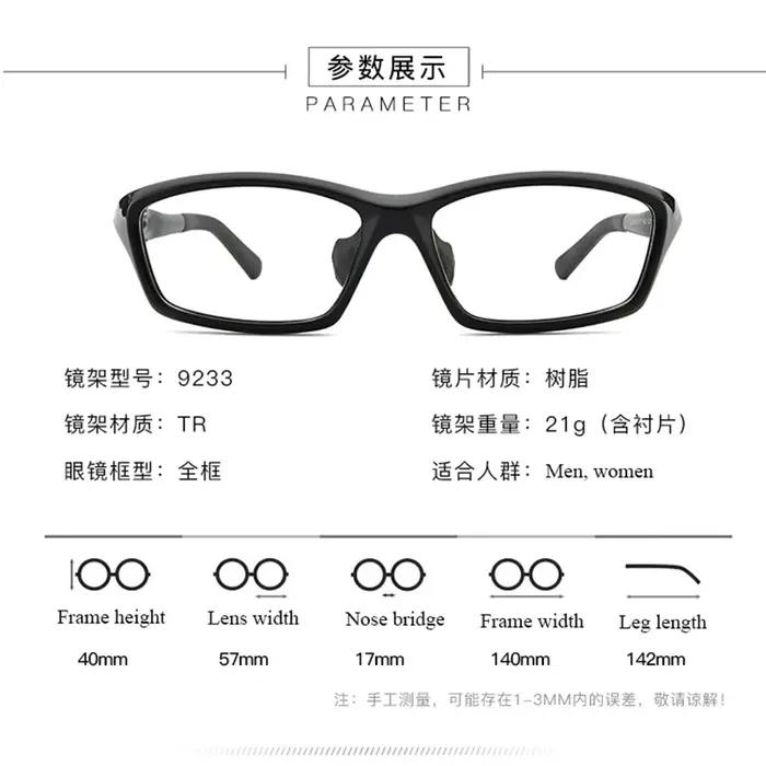 BCLEAR TR90 lunettes cadre hommes montures complètes lunettes de mode pour sport myopie lunettes Ult