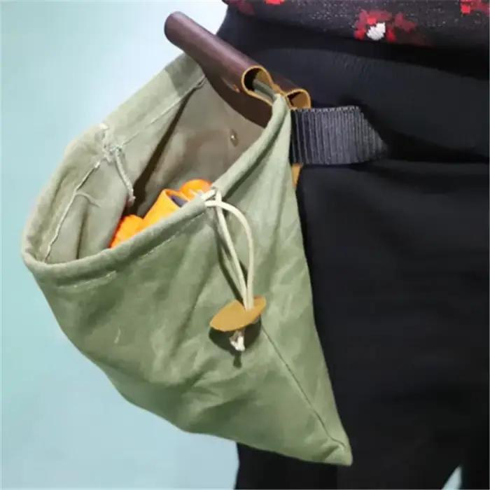 Sac cueillette pliable outdoor pour baies champignons chasse bushcraft randonnée camping équipement
