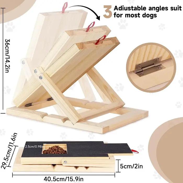 Balançoire en bois pour grands chiens