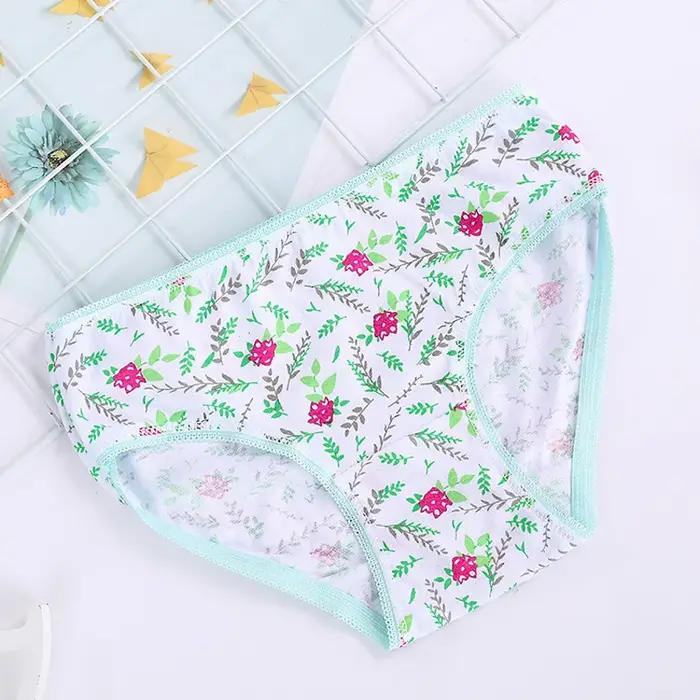 1/3/6/12 pièces 100% coton culottes ensembles filles enfants slips courts sous-vêtements pour enfant