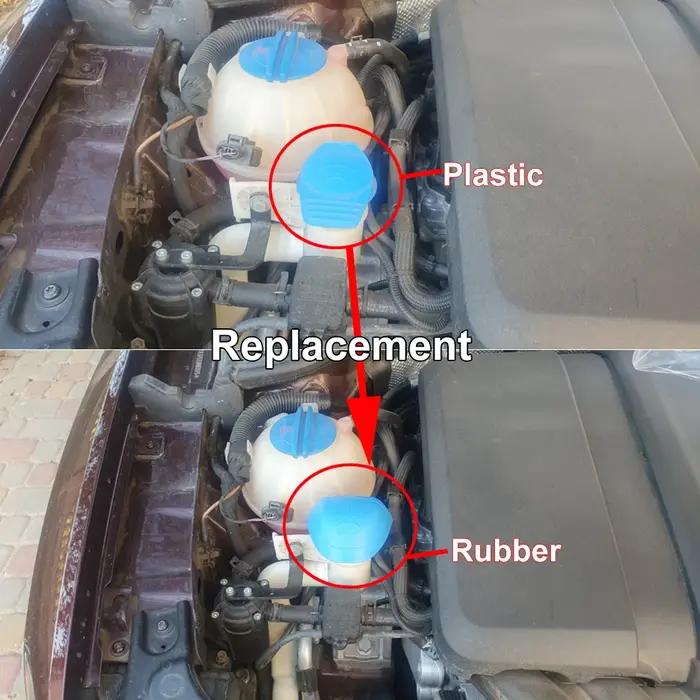 Couvercle d'essuie-glace de réservoir de voiture pour VW Passat