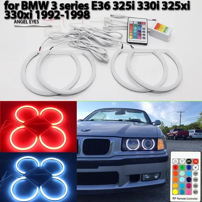 Lait 16 couleurs RGB LED AngHight qualité RGB Angel Eyes Kit 16