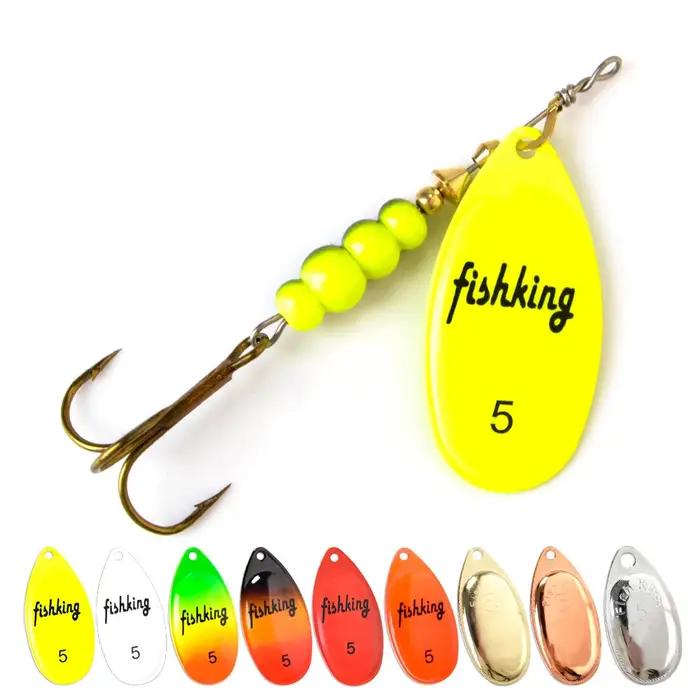 NGB leurre de pêche Spinner appât 3.9g 4.6g 7.4g 10.8g 15g Spinner cuillère leurre brochet métal ave