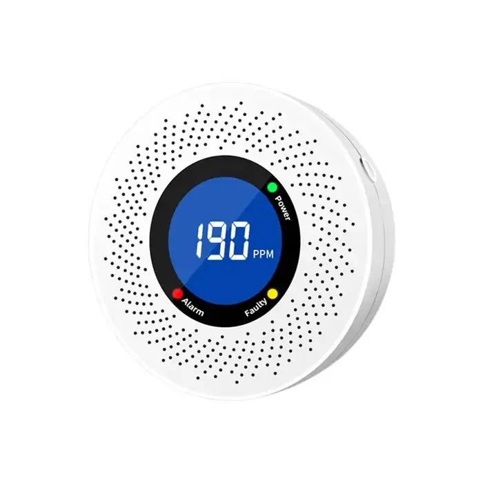 Protection de sécurité détecteur de monoxyde de carbone moniteur de CO alarme d'empoisonnement affichage numérique LCD contrôle intérieur en temps réel à la maison