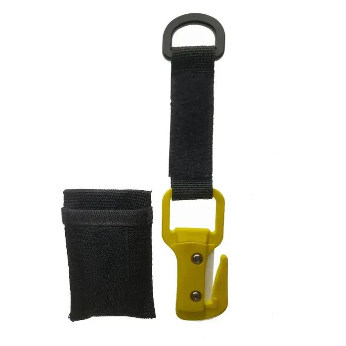 Couteau de plongée à lame céramique à double tranchant pour couper les cordes