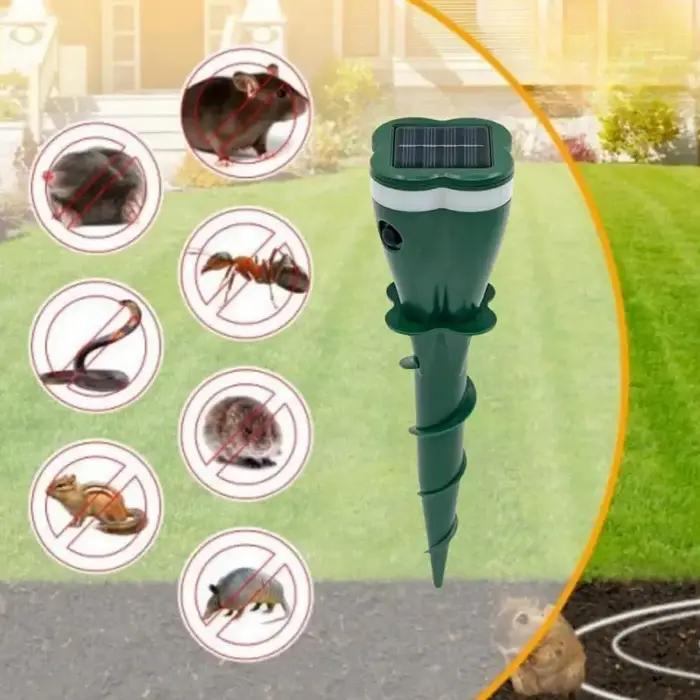 Répulsif solaire pour animaux d'extérieur