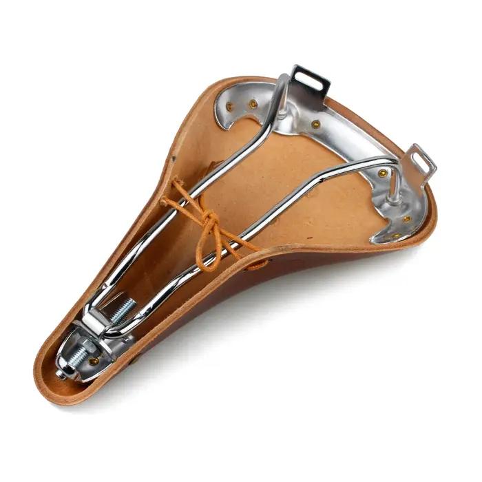 WALGUN RR175 selle de vélo rétro selle de vélo en cuir souple femmes hommes pour pièces de vélos éle