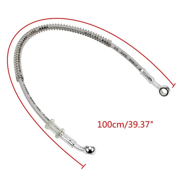 Conduite de tuyau d'huile de frein en acier inoxydable tressé pour motos longue durée et haute performance occasions spéciales