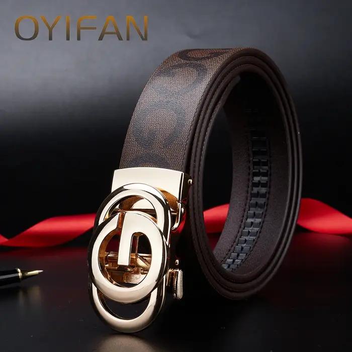 Ceinture de marque de luxe pour hommes ceinture automatique, ceinture pour hommes de créateur de mod