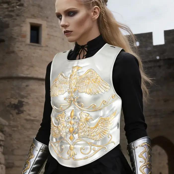 Tenue de cosplay médiévale, armures de soldat, armure de chevalier romain et viking, costume de guerrier nordique, équipement de jeu de rôle fantastique, mode