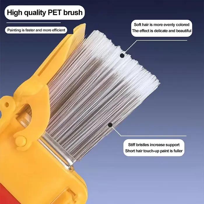 Pinceau professionnel pour coins, pour murs et plafonds, outil de peinture au latex à coupe nette, accessoire de peinture intérieur et extérieur
