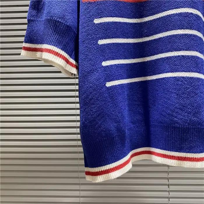Pulls tricotés à manches courtes style streetwear 2026ss