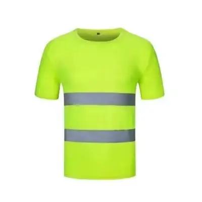 Chemise de travail structurels ente haute visibilité, chemise d'extérieur, t-shirt de travail respir