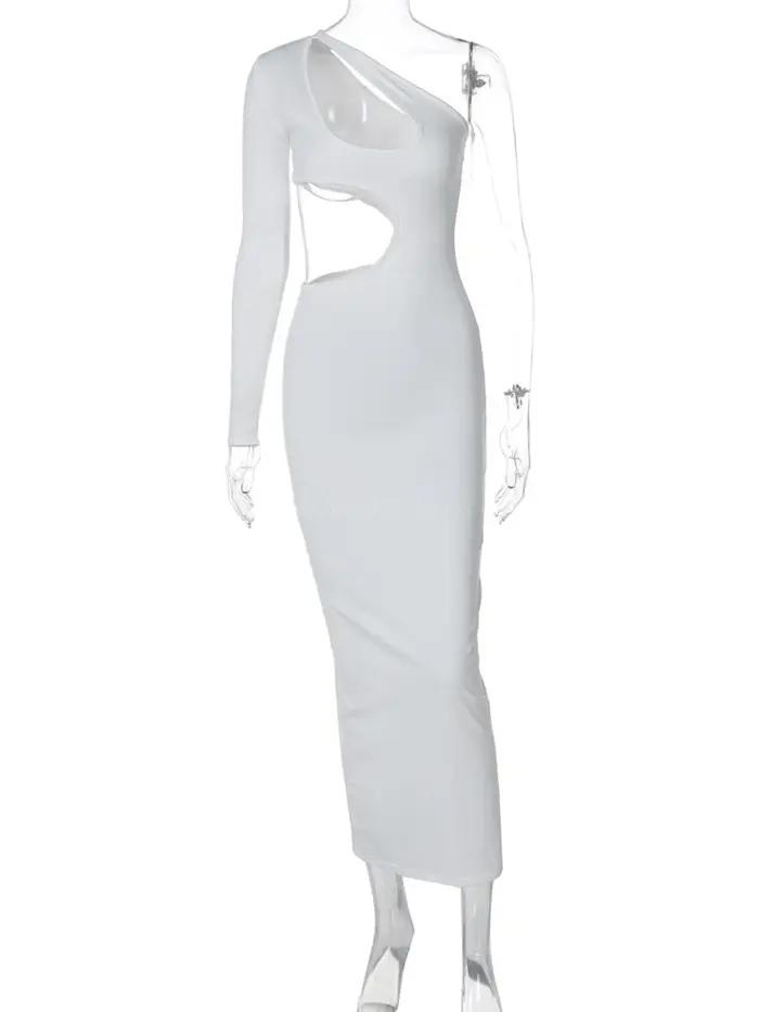 Robe longue sexy à épaules dénudées polyester pour femmes enceintes et soirées occasions spéciales