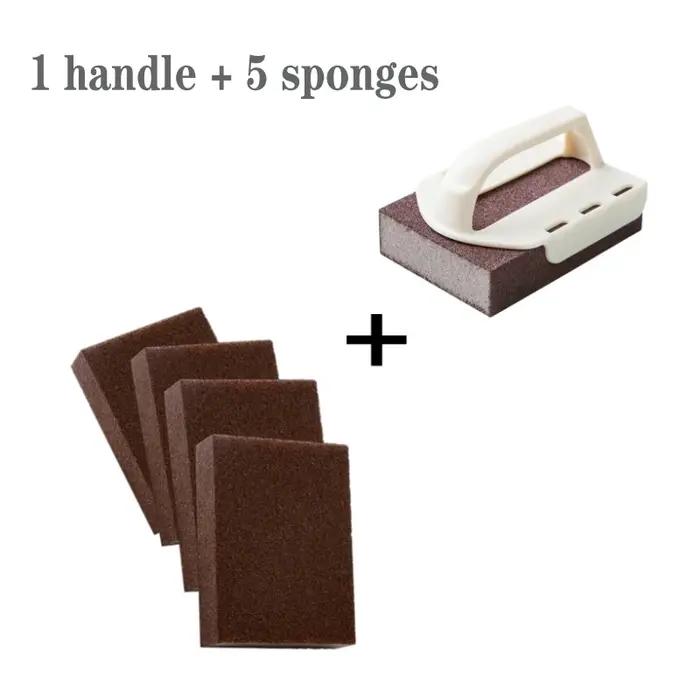 Éponge magique Nano gomme antirouille brosse plat Pot nettoyage émeri détartrage propre frotter Pots outils de cuisine